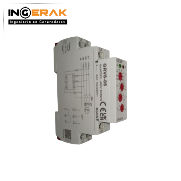EC0004: GEYA GRV8-05 M460 Monitor de fases trifásico ajustable 