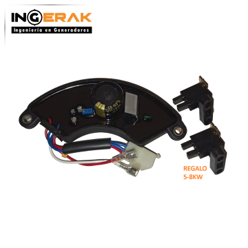 Regulador de voltaje automático para equipos portátiles de 7/8KW 1Fase