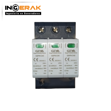 GEYA GSP9-C40 Supresor de transientes trifasico AC275V 20-40KA 